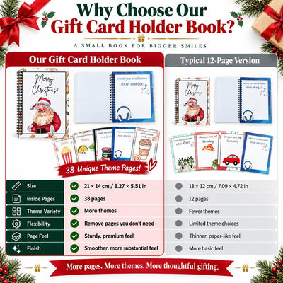 Christmas Gift Card Book